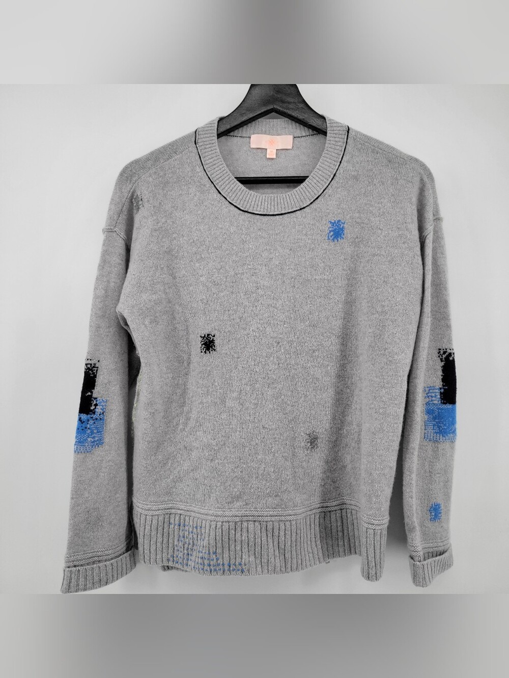 Lisa Todd Oh Darn Crewneck Cashmere Sweater Size Medium